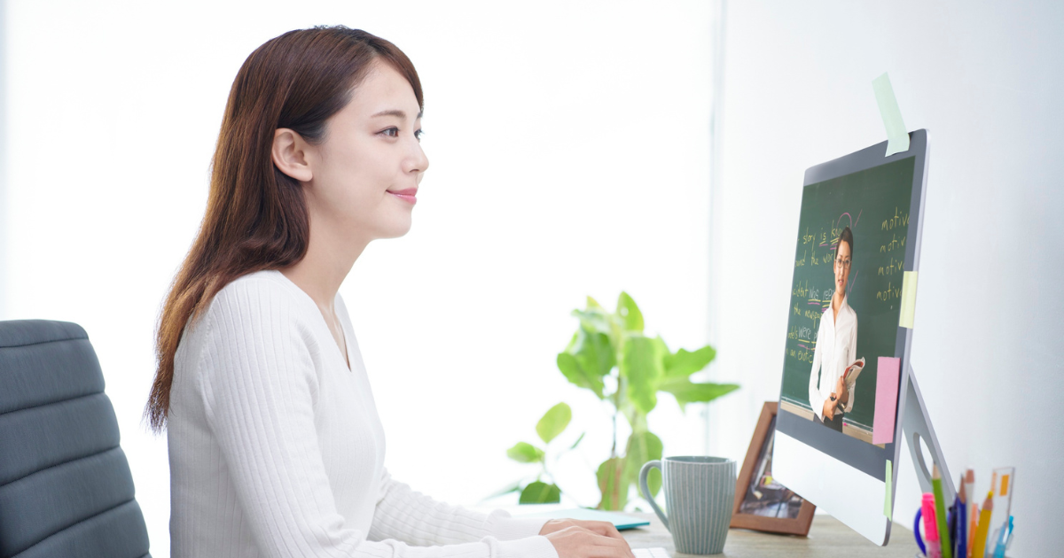 オンライン英会話のイメージ画像。