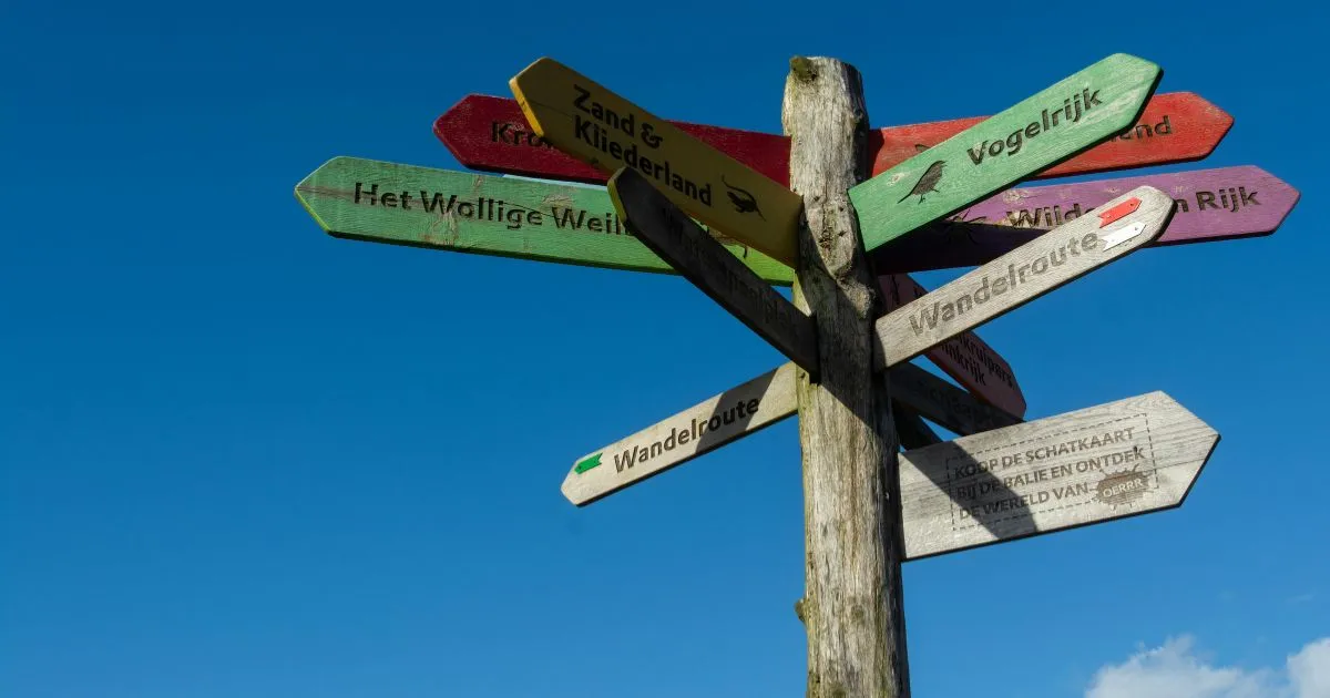 指針を示すイメージ画像。